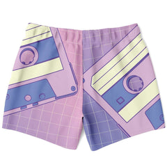 Test test don't buy "vaporwave cassette" men's swim trunks