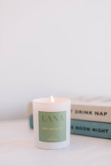 LANA - Pineapple & Kiwi - Soy Wax Candle - Wax Candle Soy - Luxury White Candle Jar - Glass Candle - Eco Wax Candle - UK Soy