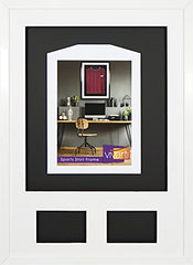 Vivarti DIY Gloss White Sports Shirt Display Frame