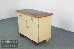 Retro Kommode Küchenschrank Sideboard Vintage Schränkchen Mid Century Anrichte