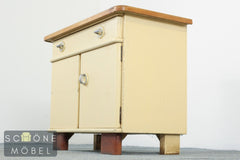 Retro Kommode Küchenschrank Sideboard Vintage Schränkchen Mid Century Anrichte