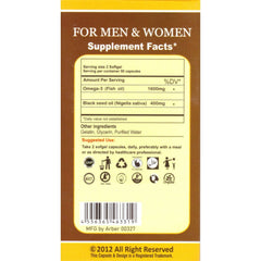 Essential Palace Organic Fish Oil, 90 SoftGel, For Heart Health, Stress And Fat