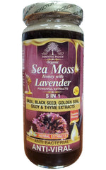 Essential Palace Sea Moss Honey With Lavender, 5 IN 1 Anti Bacterial 16 OZ
