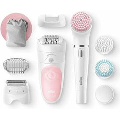 Braun silk-épil 5, depilatore donna epilatore con testina radente e rifinitore