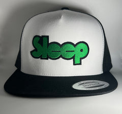 Sleep embroidered baseball hat cap