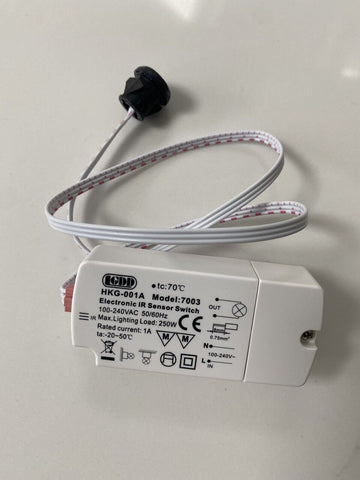 Kitchen bedroom cabinet door electronic ir motion touch sensor switch on off