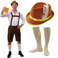 OKTOBERFEST GERMAN BEER FESTIVAL MENS FANCY DRESS COSTUMES NOVELTY OUTFITS