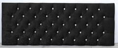 HEADBOARD CHESTERFIELD CRUSHED VELVET 20" BED HEAD - SMALL DOUBLE KING SUPERKING