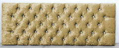 HEADBOARD CHESTERFIELD CRUSHED VELVET 20" BED HEAD - SMALL DOUBLE KING SUPERKING