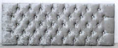 HEADBOARD CHESTERFIELD CRUSHED VELVET 20" BED HEAD - SMALL DOUBLE KING SUPERKING
