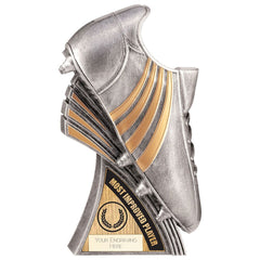 Power strike antique silver most improved player football trophy - multiple sizes available - free engraving