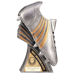 Power strike antique silver most improved player football trophy - multiple sizes available - free engraving