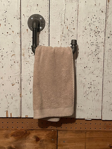 industrial style Pipe Hand Towel rack - industrial design - retro look - unique style - hand towel holder