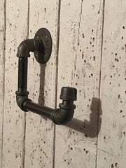 industrial style Pipe Hand Towel rack - industrial design - retro look - unique style - hand towel holder