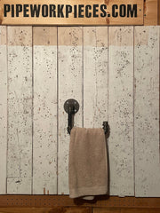 industrial style Pipe Hand Towel rack - industrial design - retro look - unique style - hand towel holder