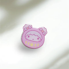 SANRIO FRIENDS / Phone Grip / Socket Stand / Cute Colorful / Kuromi Melody Charm / iPhone / Pastel Color / Kawaii Candy Pop Tok / Teen Gift