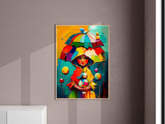 Whimsical Wall Art, Whimsical Wall print, Whimsical painting, Oil painting print, Oil Painting original, Wall art prints, Wall art printable