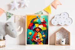 Whimsical Wall Art, Whimsical Wall print, Whimsical painting, Oil painting print, Oil Painting original, Wall art prints, Wall art printable
