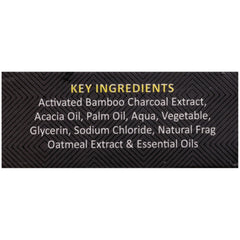 Organic Activated Bamboo Charcoal Soap Moisturizing Exfoliant Vegan Base 3.80 OZ